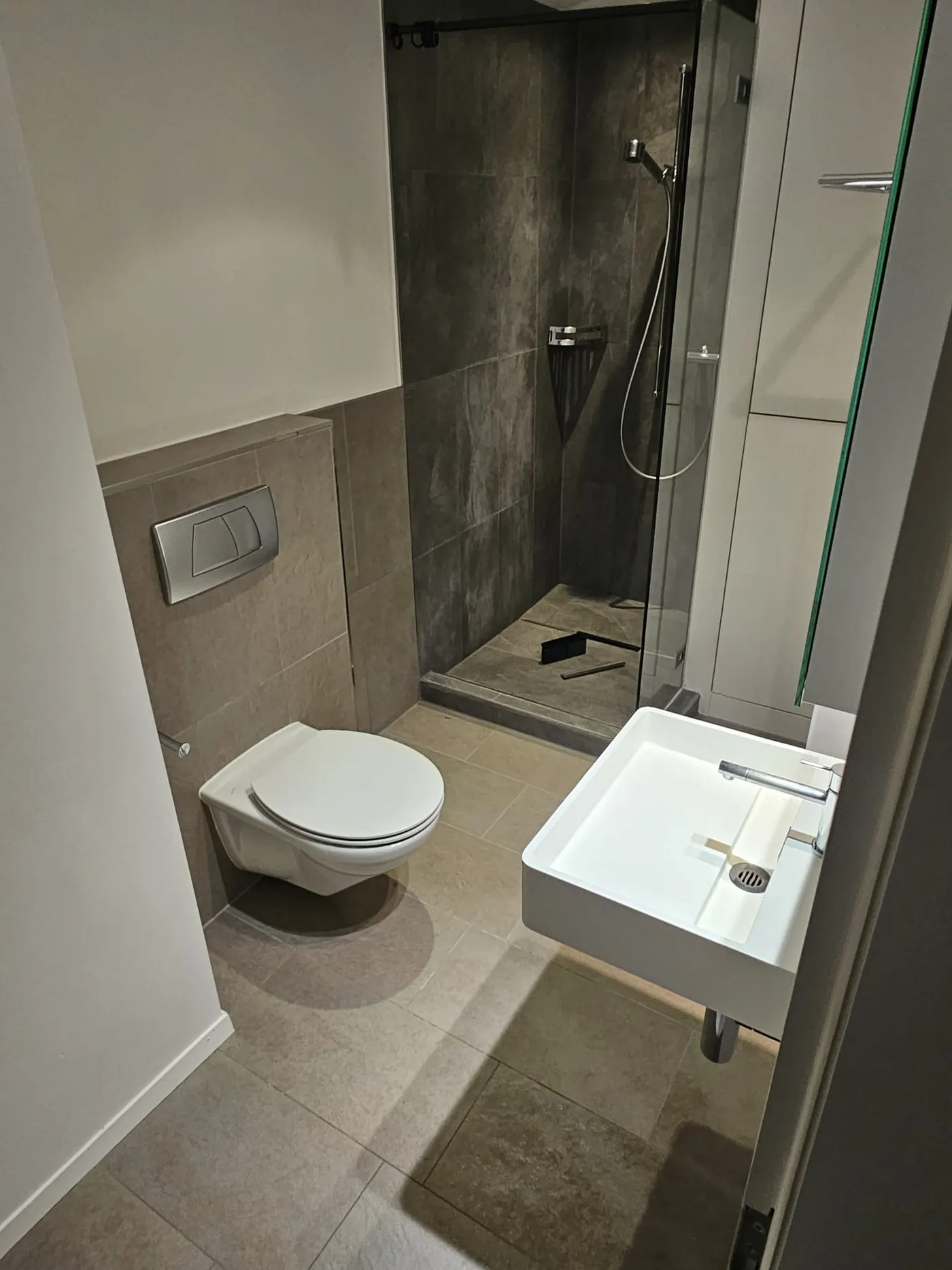 Badezimmer nach der Reinigung